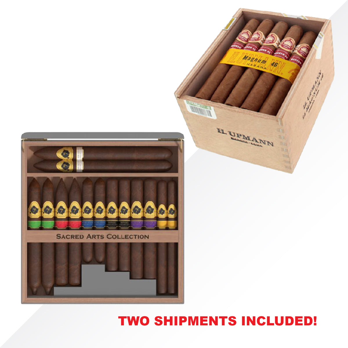 H.Upmann Magnum 46 + El Septimo Masaccio Sampler 14pcs